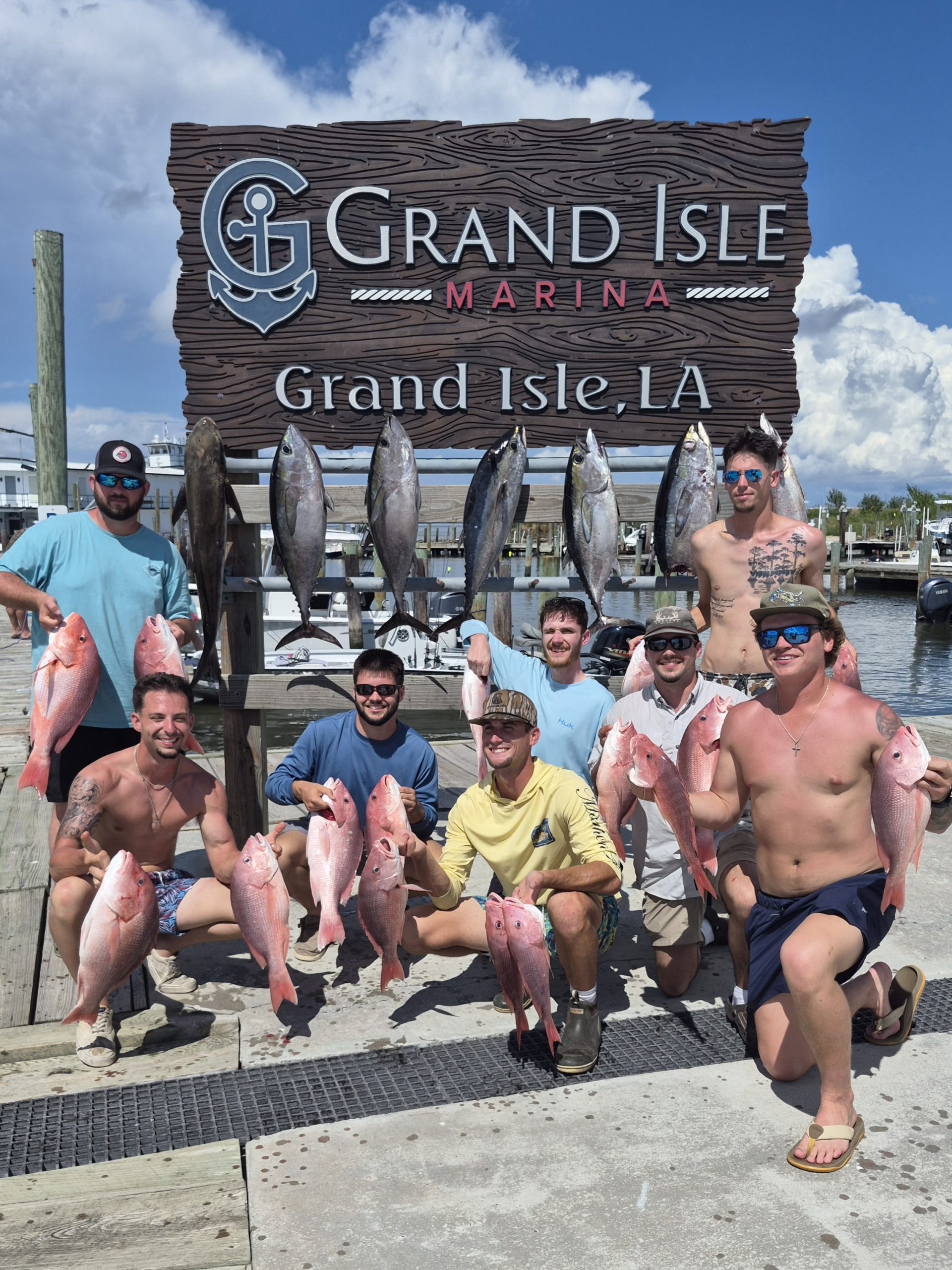 group fishing in grand isle louisiana